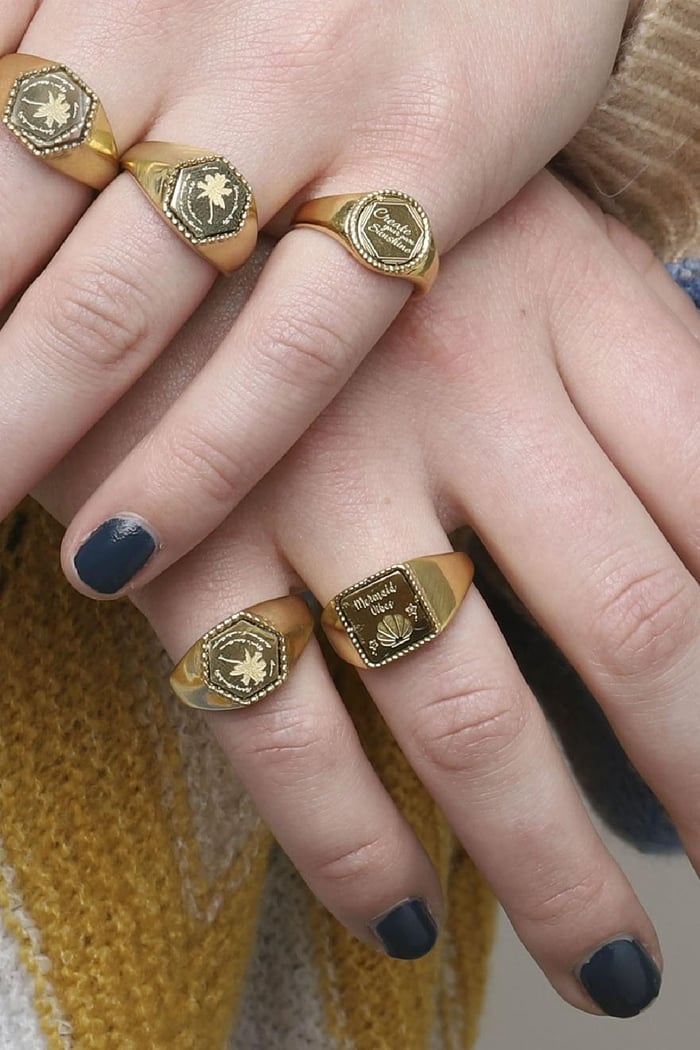 Ring Mermaid Vibes #18 Gold Color & Silver Stainless Steel h5Picture3